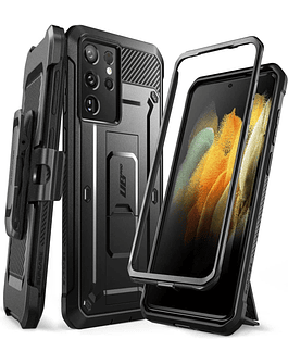 Case Supcase Para Galaxy S21 Ultra Protector 360° Negro