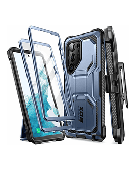 Case I-blason ArmorBox Para Galaxy S23 Ultra Protector 360° - Azul