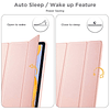 Case Para Galaxy Tab S6 Lite P610 P615 (2020) / P613 P619 (2022) / P620 P625 (2024) Con Portalápiz Rosa Oro