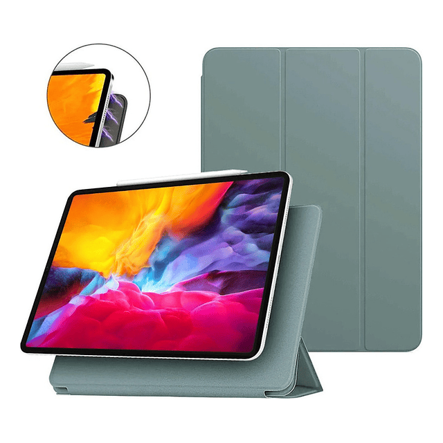 Smart Folio Para iPad Pro 12.9 2022 A2437 A2766 Con Portalapiz M2 6gen Case