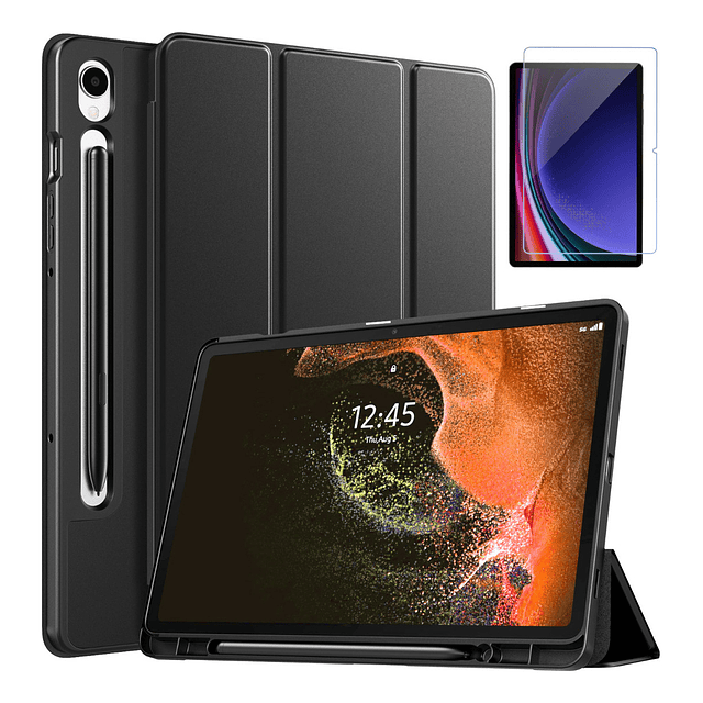 Case + Mica Para Galaxy Tab S9 11 X710 / Tab S9 Fe 10.9 X510