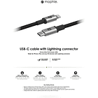 Cable Mophie Lightning Usb C Para iPad 10.2 A2197 A2198 1m N 4