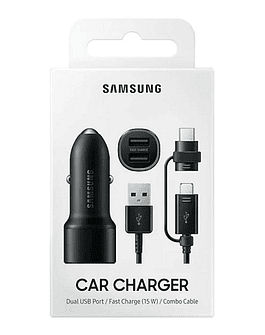 Cargador Carro Dual Samsung Para Galaxy A54 A14 A34 A74