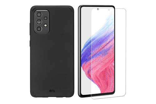 Funda Case Mate Para Galaxy A52 / A52s - Negro + Mica