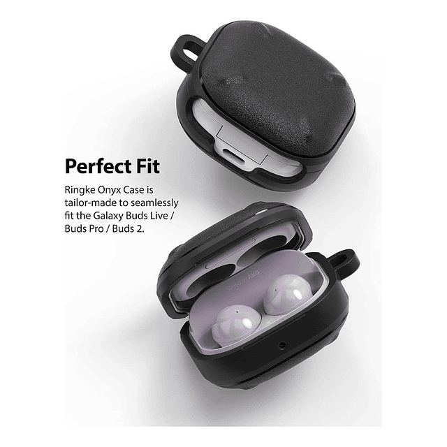 Case Protector Ringke Onyx Para Galaxy Buds Fe (2023) Negro