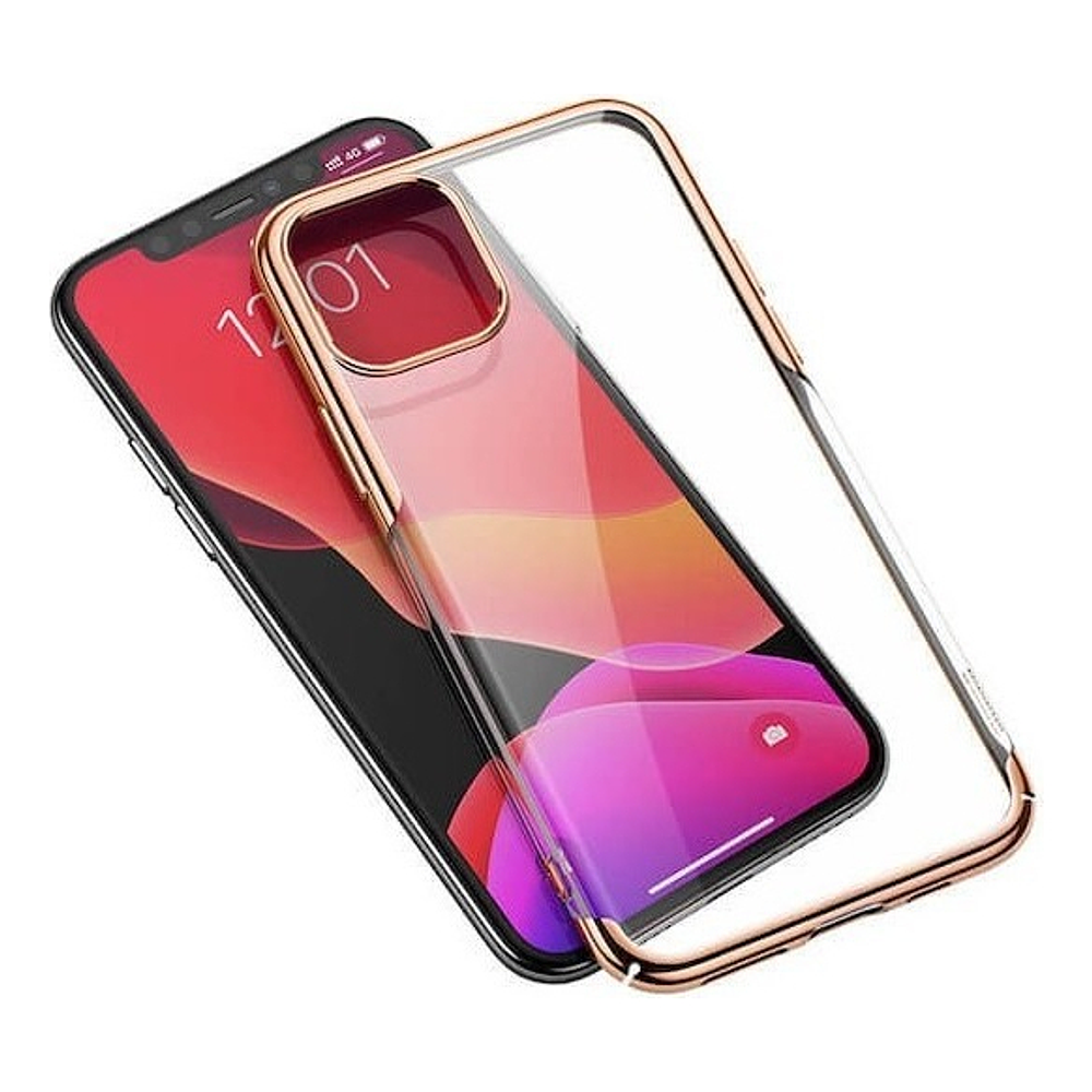 Case Funda Protector Baseus Para iPhone 11 Normal 6.1 Gold 4