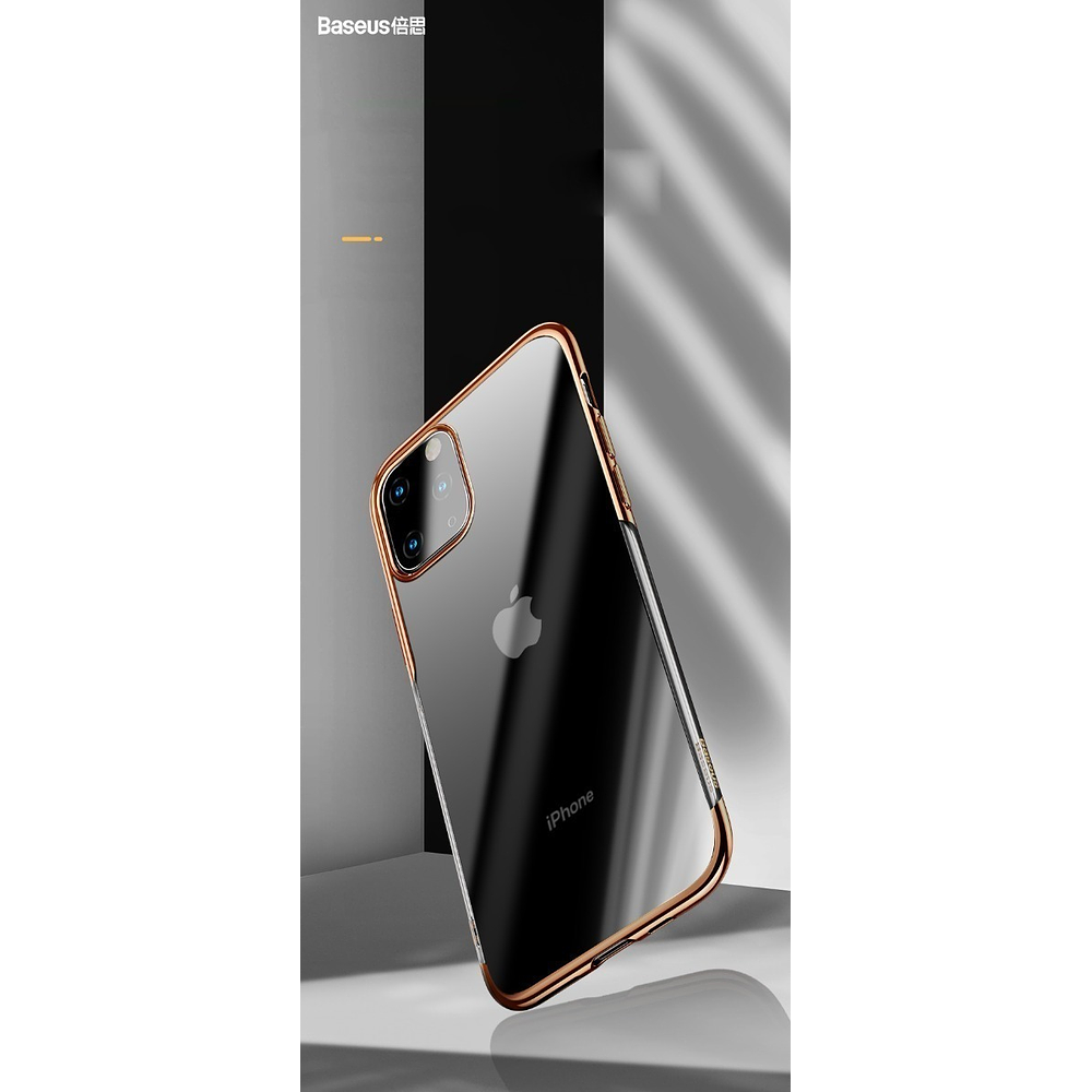 Case Funda Protector Baseus Para iPhone 11 Normal 6.1 Gold 5