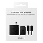 Samsung Cargador de Pared 45watts Para Galaxy Tab S6 Lite P610 P615 (2020) / P613 P619 (2022) / P620 P625 (2024) con Cable USB-C 1.8 metros (2022) 1