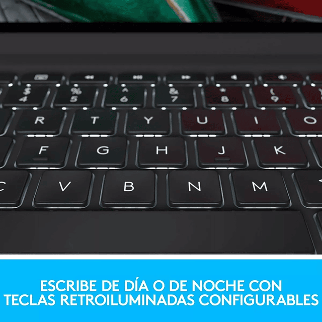 Teclado Logitech Slimfolio Para iPad Pro 12.9 M2 2022 6gen