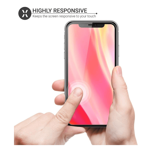 Mica Protector de Pantalla Antiespia Para iPhone X 5.8 / Xs 5.8 / XR 6.1 / Xs Max 6.5