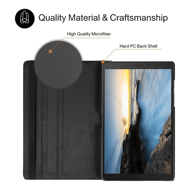 Case Funda Para Galaxy Tab A 10.1 2019 T510 T515 Estuche