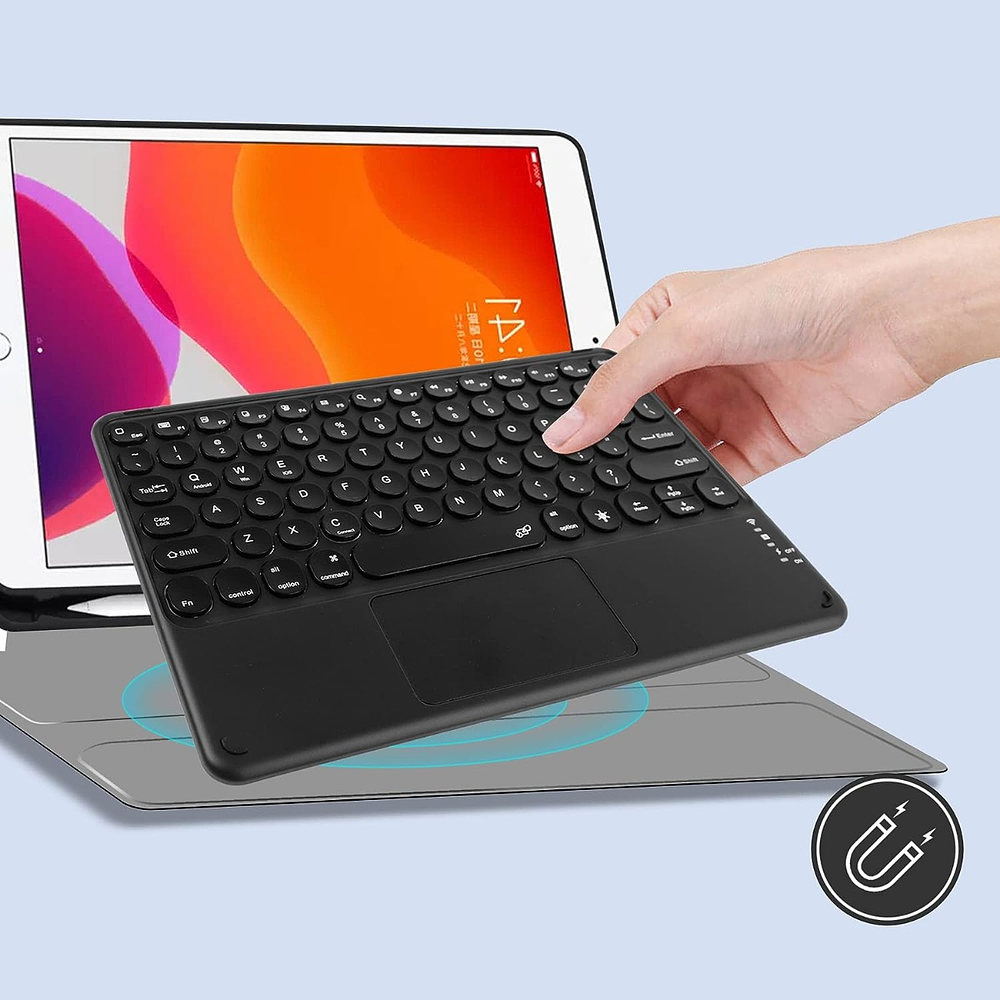 Teclado Portátil Touchpad Para iPad Pro 12.9 A1584 A1652 7