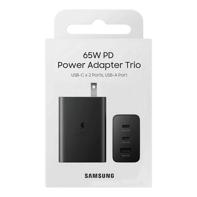 Samsung Power Adapter Trio 65w Para Galaxy A54 A14 A34