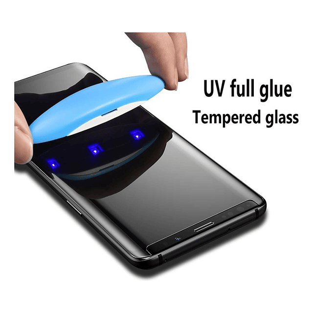 Protector Pantalla Vidrio 5d C/ Luz Uv  Para Galaxy Note 9 8