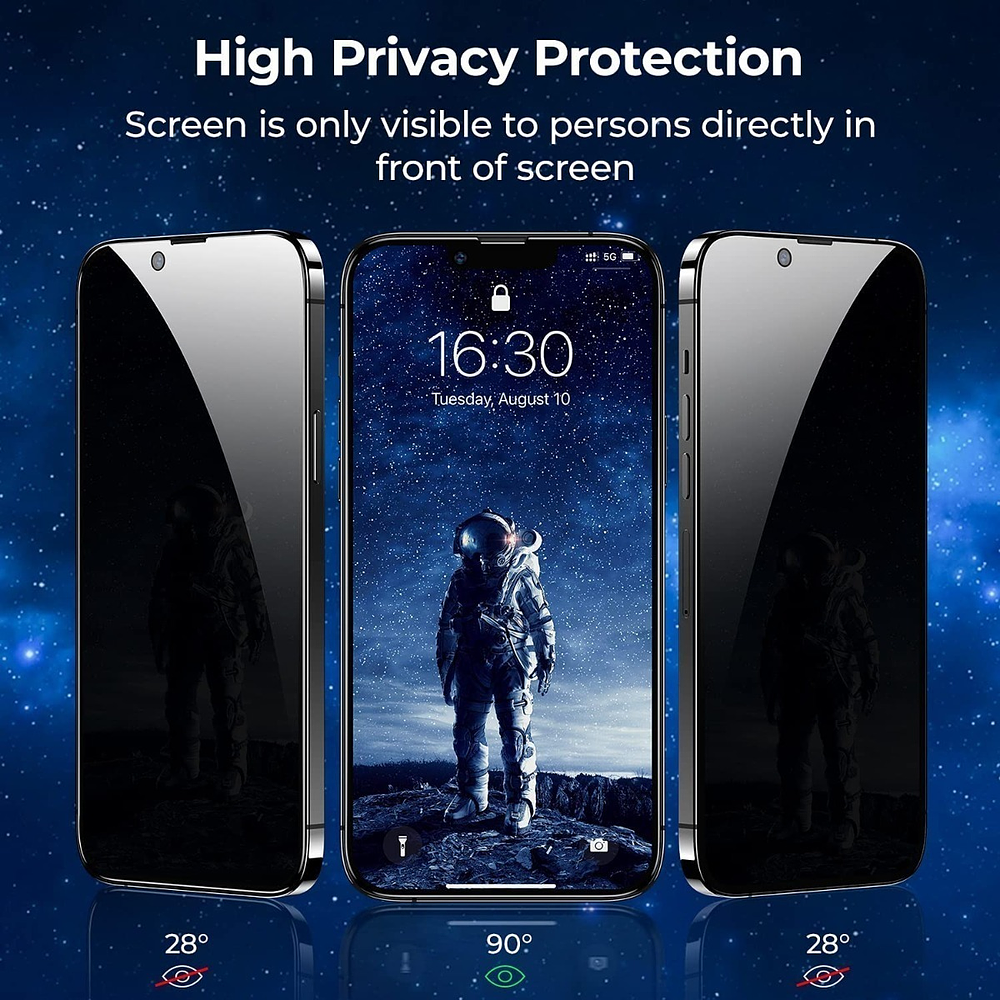 Mica Protector Glass Antiespía Benks Para iPhone 13 Pro 6.1 2