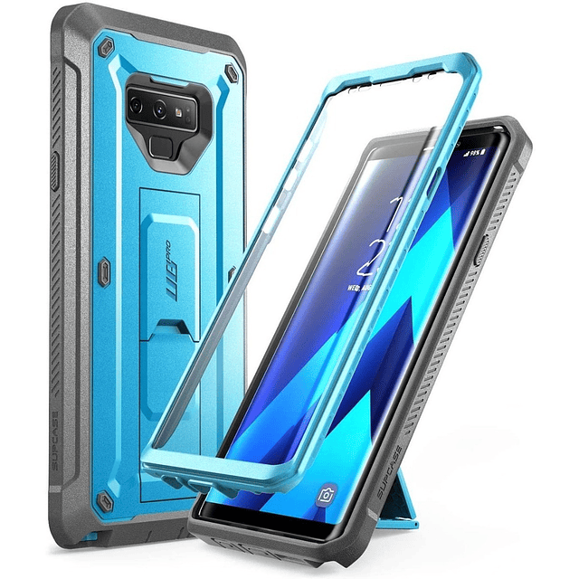 Case Supcase Para Galaxy Note 9 Protector 360° Azul