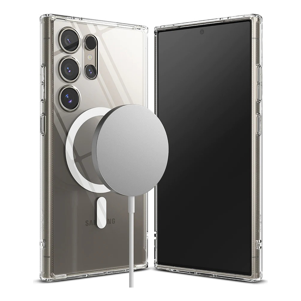 Case Ringke Fusion Magsafe Para Galaxy S24 Ultra Clear 6