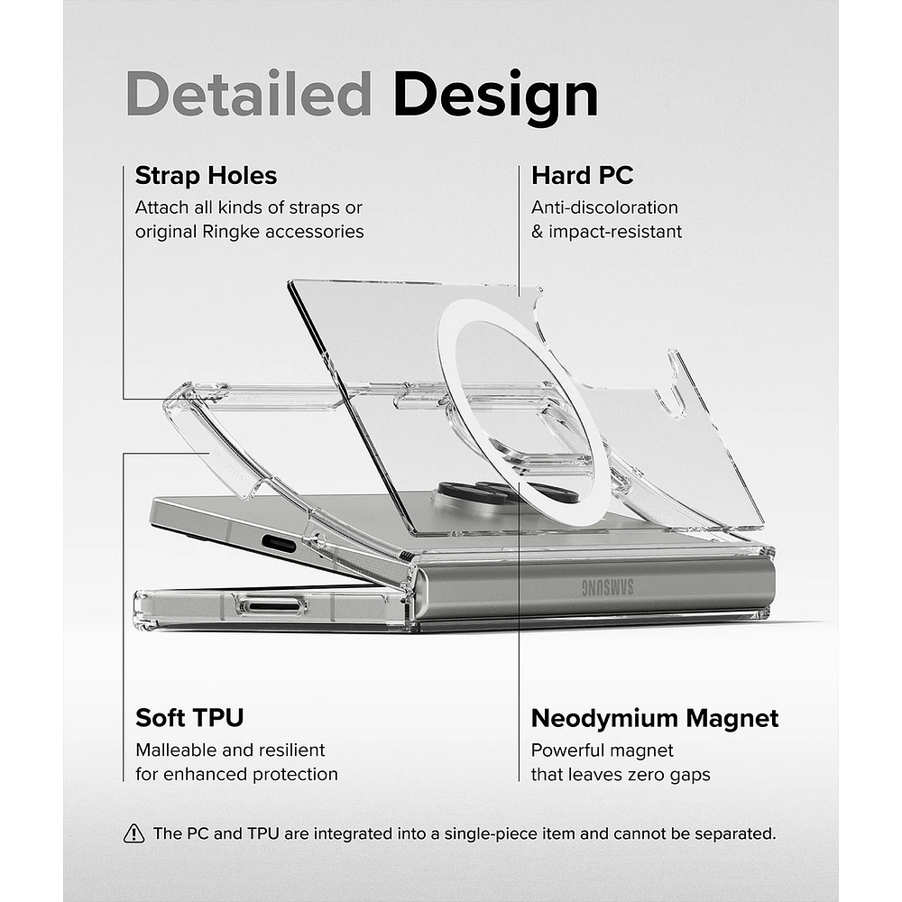 Case Ringke Fusion Clear Magsafe Para Galaxy Z Fold6 Original 7