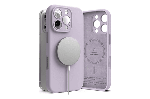 Case Ringke Silicone Magsafe Para iPhone 16 Pro Max 6.9 Purple