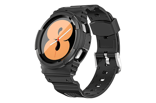 Correa + Case Vevexiao Rugged Para Galaxy Watch Fe 40mm Ngr