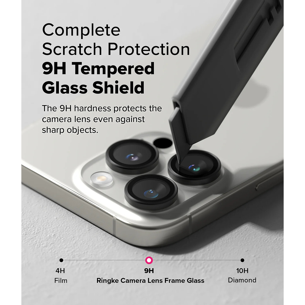 Mica Protector Cámara Ringke Frame iPhone 16 Pro Max 6.9 2pc 4