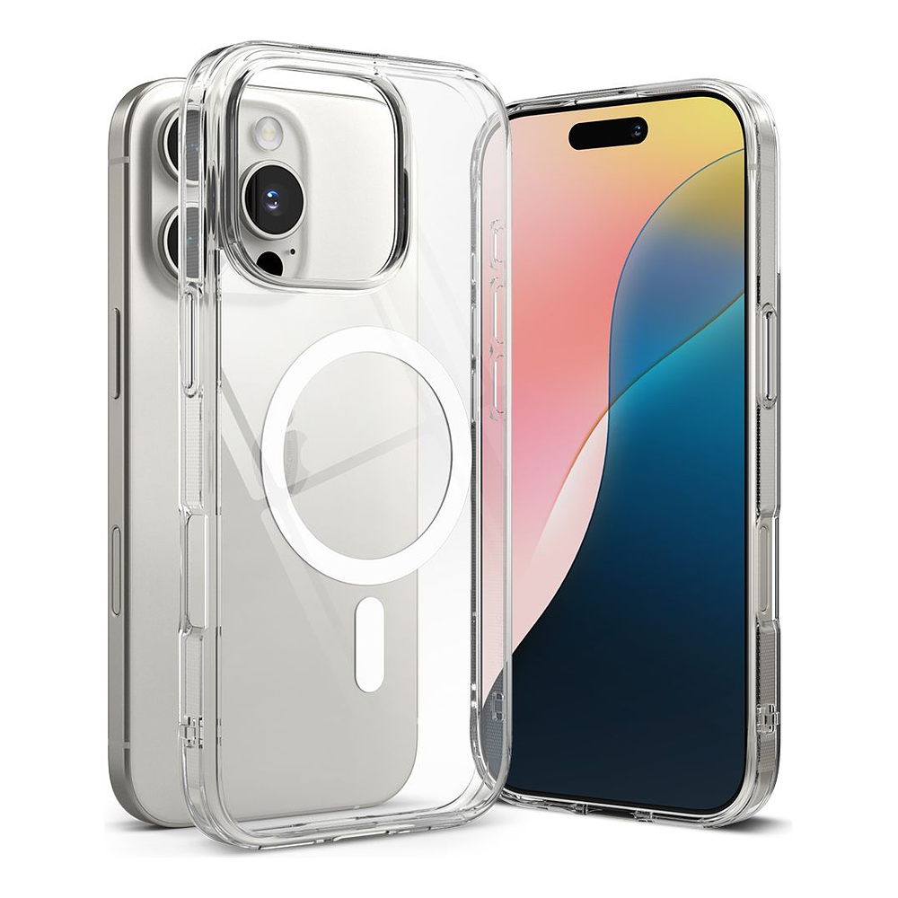 Case Ringke Fusion Clear Magsafe Para iPhone 16 Pro Max 6.9 1