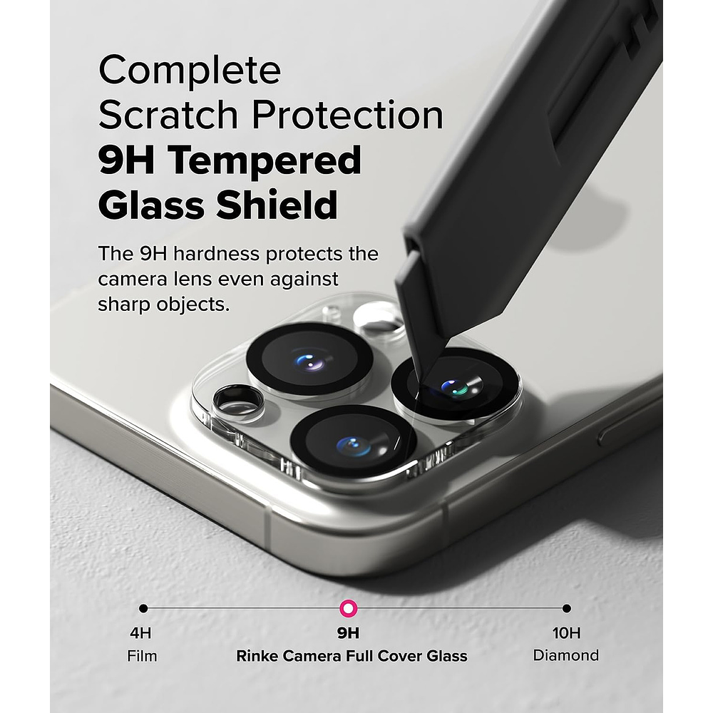 Mica Protector Cámara Ringke Glass iPhone 16 Pro 6.3 2pcs 5