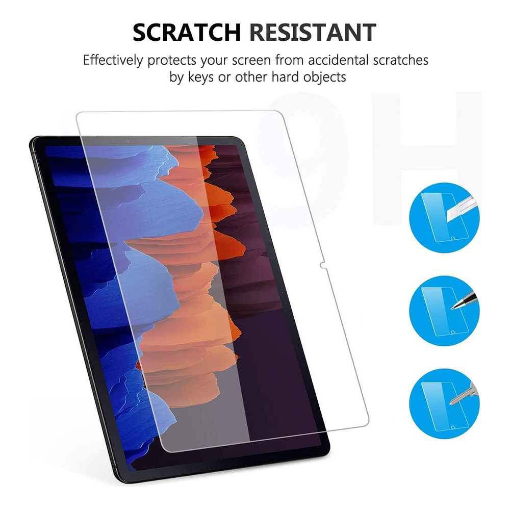 Mica De Vidrio Sparin 2pc Para Galaxy Tab S10 Plus 12.4 X820 3