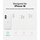 Case Ringke Fusion Clear Para iPhone 16 Normal 6.1 Original 10