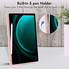 Case Funda Para Galaxy Tab S10 Plus X820 X826 Estuche Rosa 2