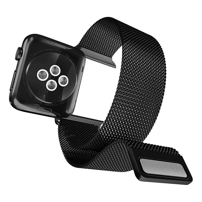 Correa De Acero X-doria Para Apple Watch Serie 10 42mm Negro 6