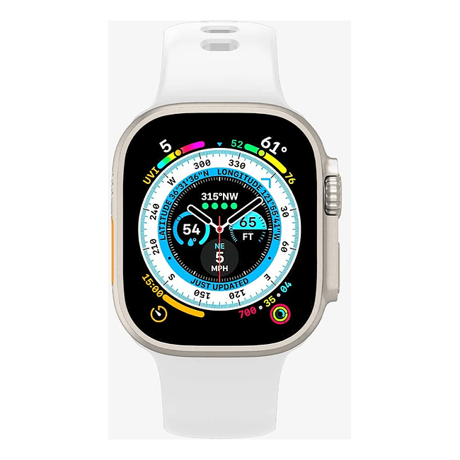 Correa Spigen Silicone Para Apple Watch 7 8 9 45mm Negro 2