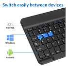 Teclado Portátil Bluetooth Para Galaxy Tab A9 Plus X210 X216 2