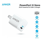 Anker Cargador 20w Para iPhone 16 Pro Max 6.9 / iPhone 16 Pro 6.3 / iPhone 16 Normal 6.1 / iPhone 16 Plus 6.7 2-Pack 6