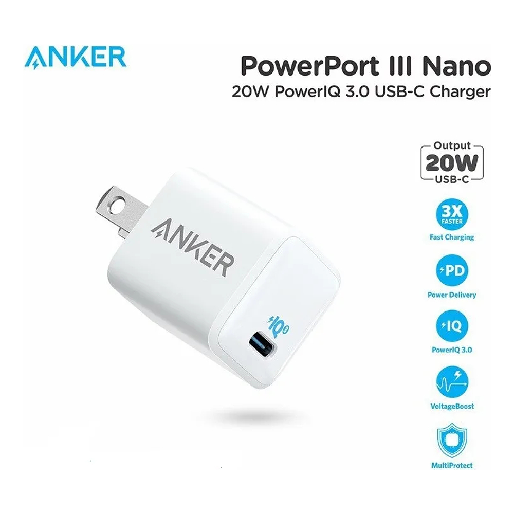 Anker Cargador 20w Para iPhone 14 Pro Max 6.7 / iPhone 14 Pro 6.1 / iPhone 14 Normal 6.1 / iPhone 14 Plus 6.7 1-pack 7