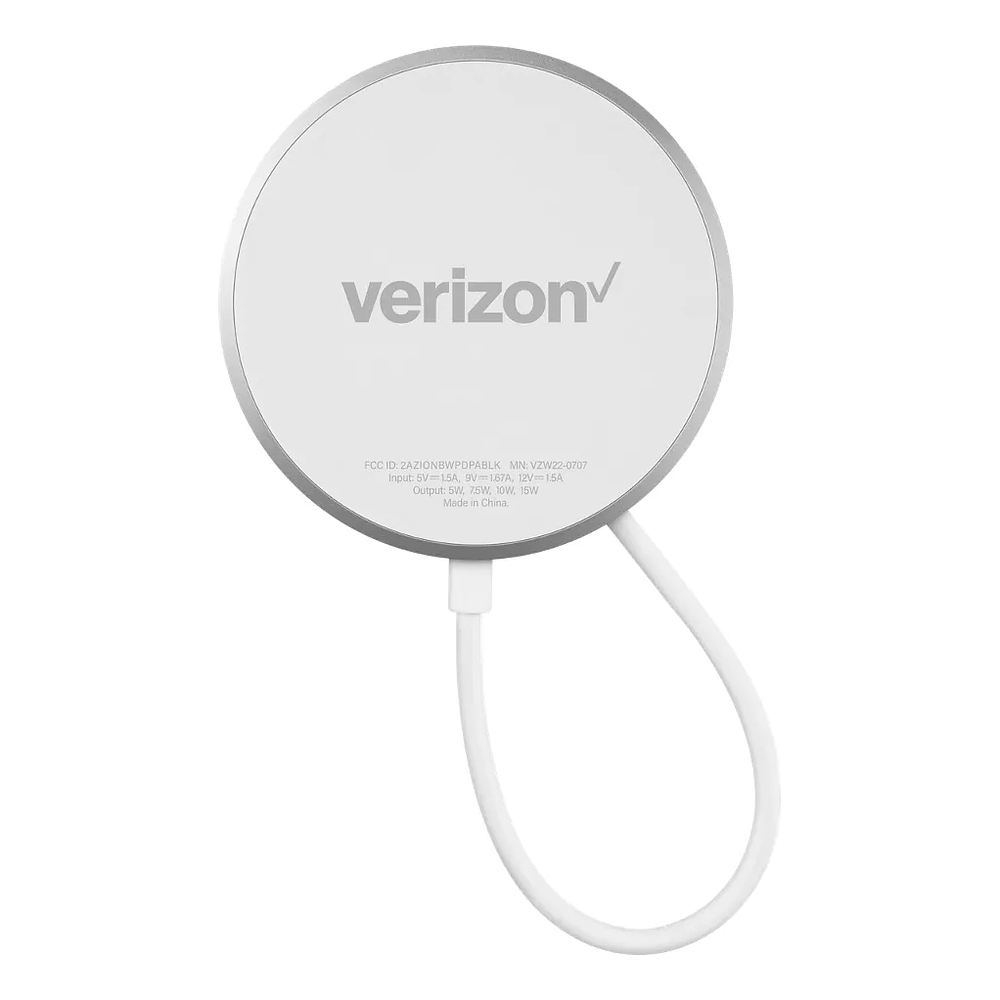 Cargador Verizon Magsafe 15W Para iPhone 12 Pro Max 6.7 / iPhone 12 Pro 6.1 / iPhone 12 Normal 6.1 / iPhone 12 Mini 5.4 2