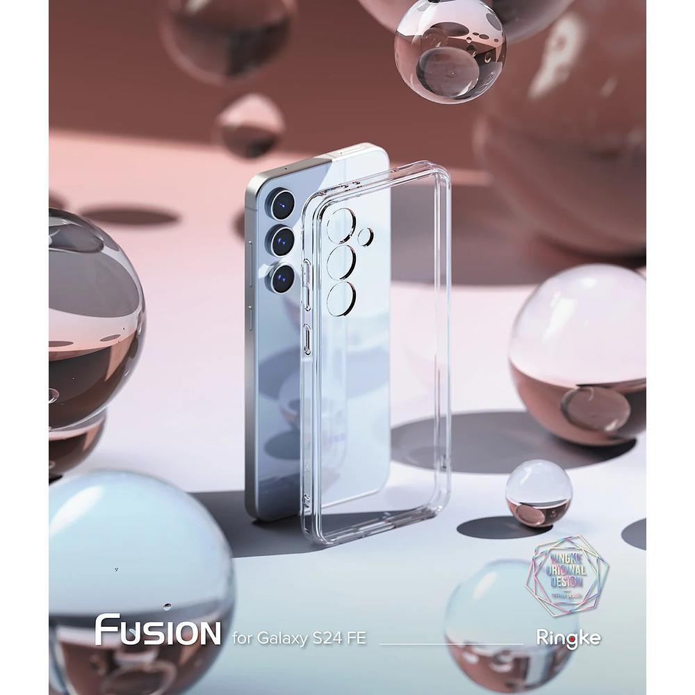 Case Ringke Fusion Clear Para Galaxy S24 Fe 5g (2024) 3