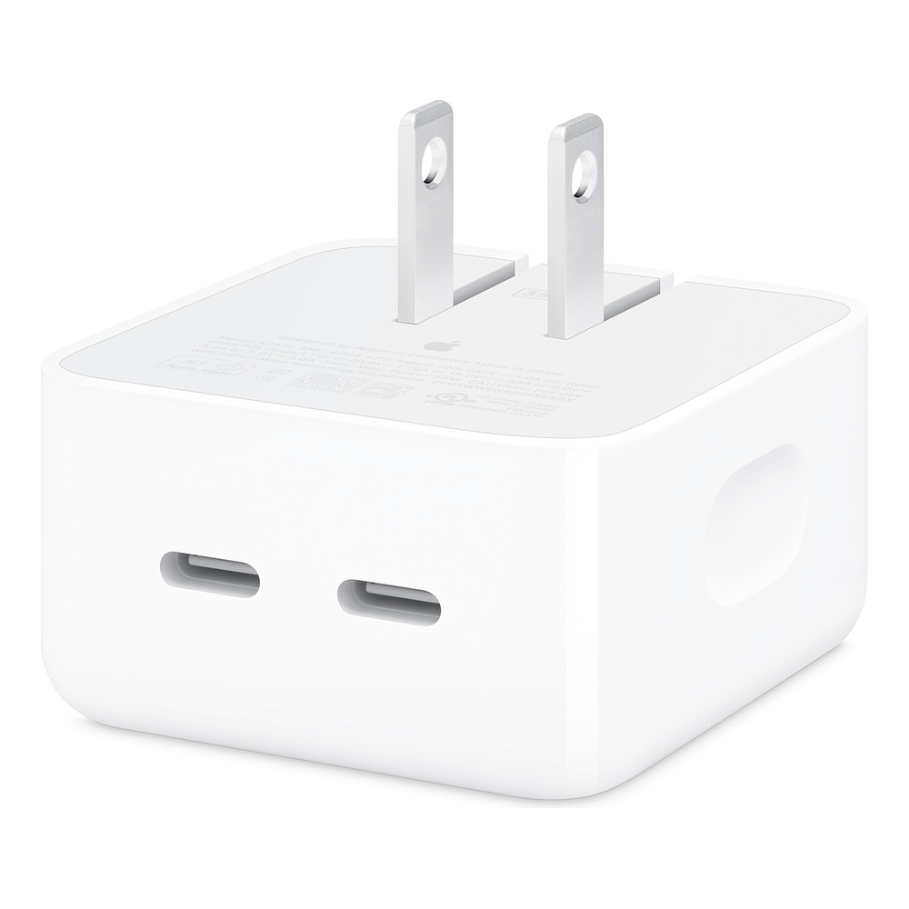 Cargador Apple 35w Dual Usb-c Compact Adapter Para iPhone 1