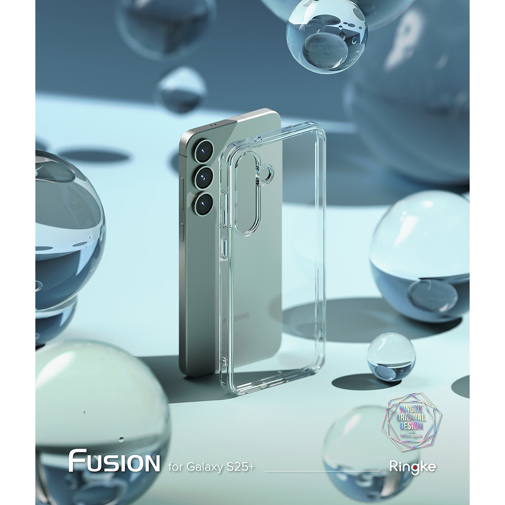 Case Ringke Fusion Clear Original Para Galaxy S25 Plus 2025 2