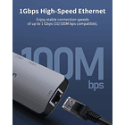 Adaptador Hub Upgrow Ethernet 8en1 Para Galaxy Tab S10 Ultra X920 3