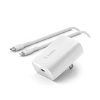 Cargador de Pared Belkin 30w Para iPhone 12 Pro Max 6.7 / iPhone 12 Pro 6.1 / iPhone 12 Normal 6.1 / iPhone 12 Mini 5.4 con cable 1