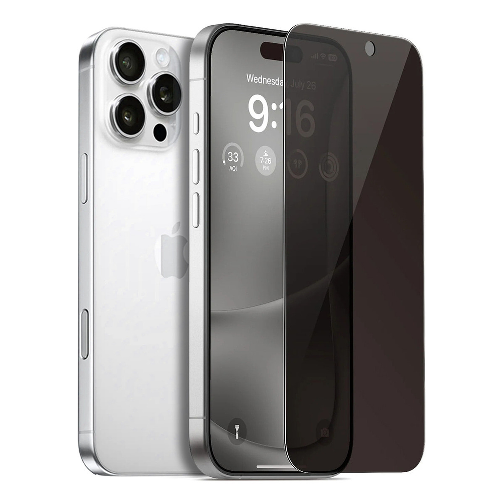 Protector D Pantalla Mica Antiespía Para iPhone 17 Pro Max 6.9 | iPhone 17 Pro 6.3 | iPhone 17 Normal 6.3 | iPhone 17 Air 6.5 1