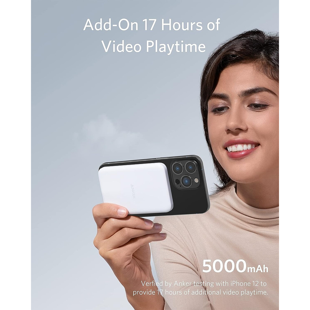 Cargador Batería Anker Magsafe Stand Para iPhone 17 Pro Max 6.9 | iPhone 17 Pro 6.3 | iPhone 17 Normal 6.3 | iPhone 17 Air 6.5 6