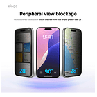 Protector D Pantalla Mica Antiespía Para iPhone 17 Pro Max 6.9 | iPhone 17 Pro 6.3 | iPhone 17 Normal 6.3 | iPhone 17 Air 6.5 4