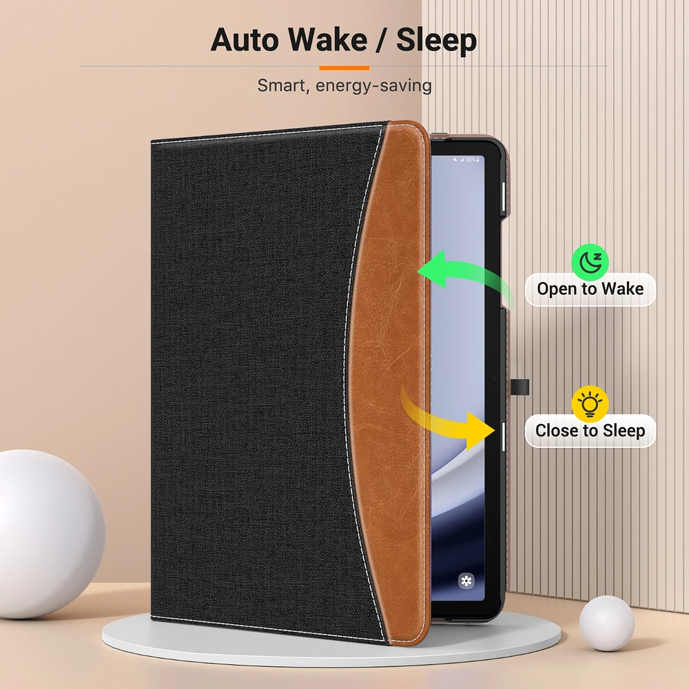 Funda Denim Folio Para Galaxy Tab A11 Plus X230 X236 Case 3