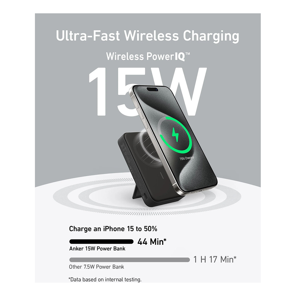 Anker Batería Externa Qi2 10k Magsafe Para iPhone 17 Pro Max 6.9 | iPhone 17 Pro 6.3 | iPhone 17 Normal 6.3 | iPhone 17 Air 6.5 8
