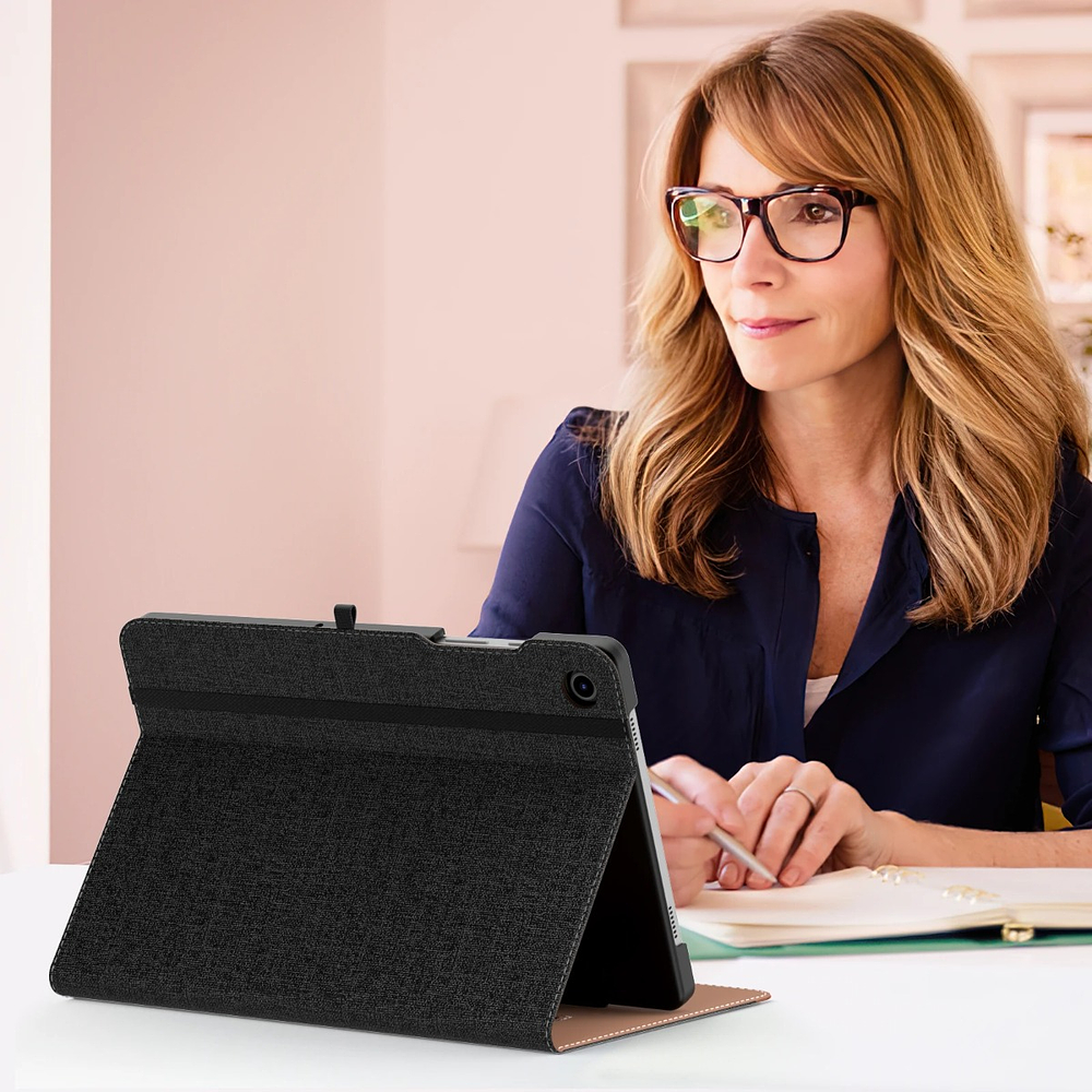 Funda Denim Folio Para Galaxy Tab A11 Plus X230 X236 Case 5