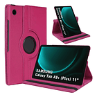 Case Giratorio Para Galaxy Tab A11 Plus X230 Funda Fucsia 1