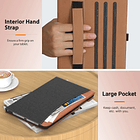 Funda Denim Folio Para Galaxy Tab A11 Plus X230 X236 Case 6