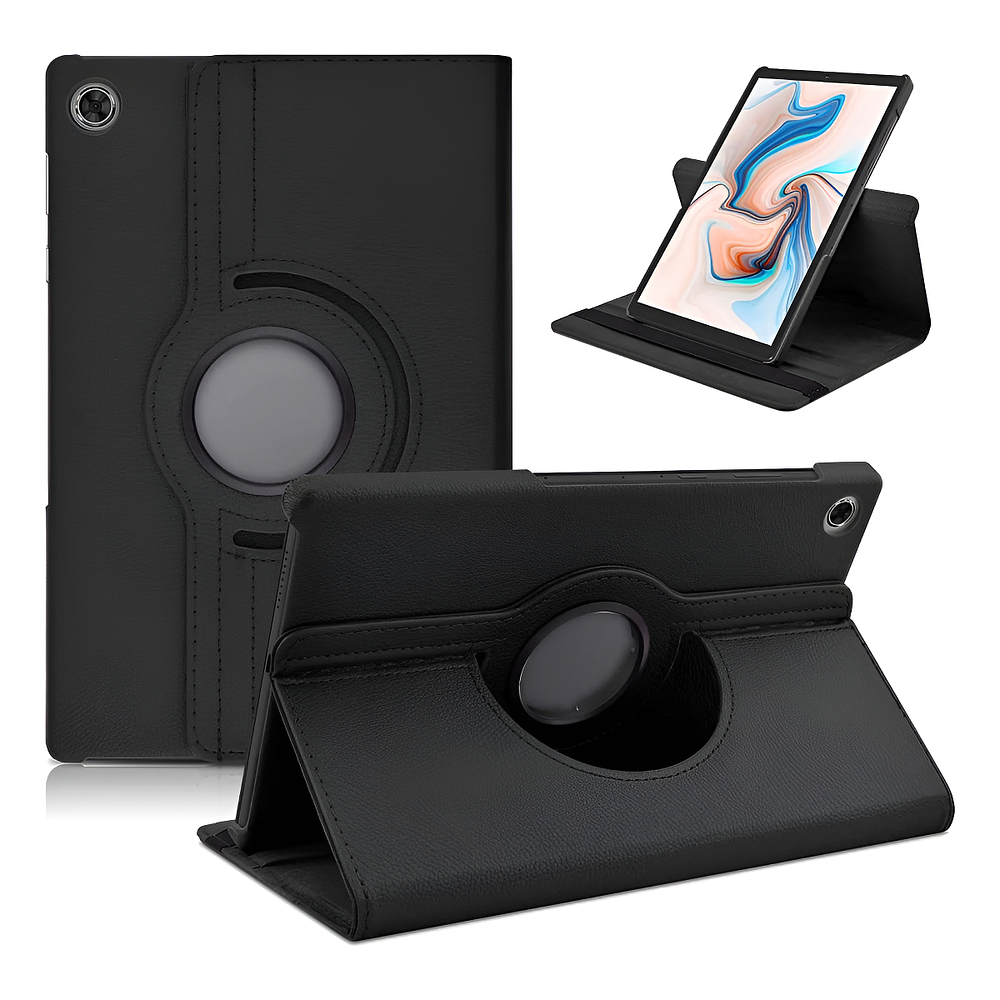 Case Giratorio Para Galaxy Tab A11 8.7 X130 X133 Funda Negro 1